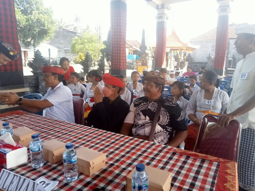 Bulan Bhasa Bali ke-6 Desa Pangkung Karung